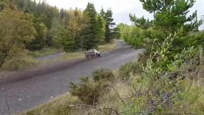 The last time I saw a Lancia Stratos, that sound!