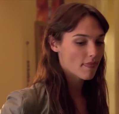 Gal Gadot when she notices the boner in your pants