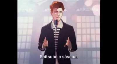 its definitely a rick roll