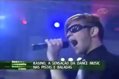 Consegui recuperar na fita VHS do meu pai, outro programa que o Kasino foi no Gilberto Barros