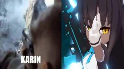 Introducing BA characters be like (saw on twitter, edit by myself)