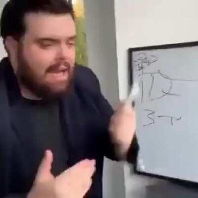 man explaining how discord mods works and how they like little kittens and anime