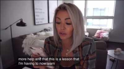 Brittany Dawn’s infamous “apology” video. Posted on February 6, 2019