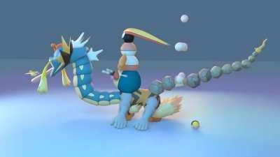 Day 22 of fusing every Gen 1 Pokemon into one by adding the top comment. Gyarados head thing has been replaced by Caterpies head thing. (22/151)