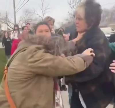 Karen’s fight at political rally in Toronto