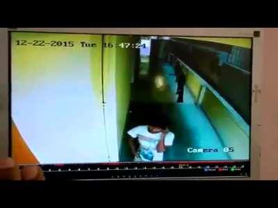 India. He was to lazy to go the long way and paid the price 