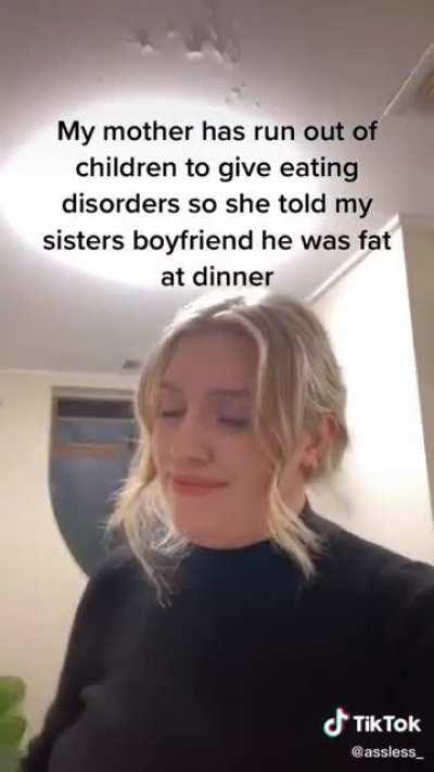 She said her mom was a pageant queen so that’s explain a lot