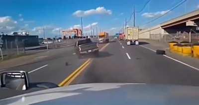 Reckless driver leads to instant karma