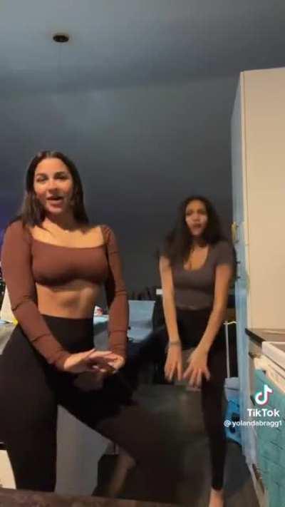 Not Tina but the girl on the left looks almost identical to her I thought Tina came back to Tik Tok