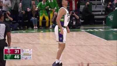 Nwora breaks Brooks' ankles, hits the three and rubs it in!