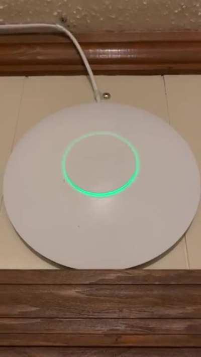 You can hear the packets flowing through this UAP.