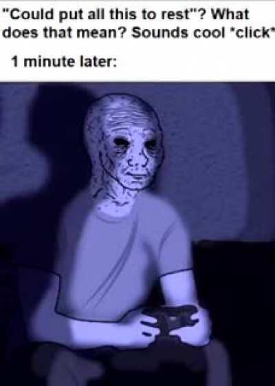 That face when you accidentally fuck up the ending