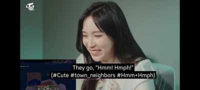 250320 Mina Imitating Minecraft Villagers