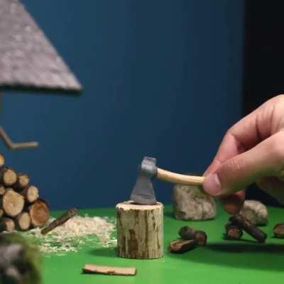 Crazy good stop-motion animation