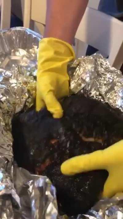 Bought a WSM. First pork shoulder attempt this weekend came out well!