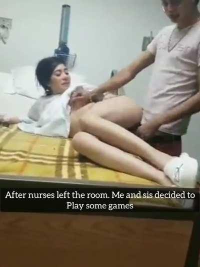 Playing games in the hospital