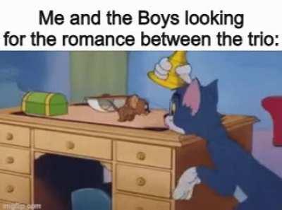 Almost as if they're just friends...