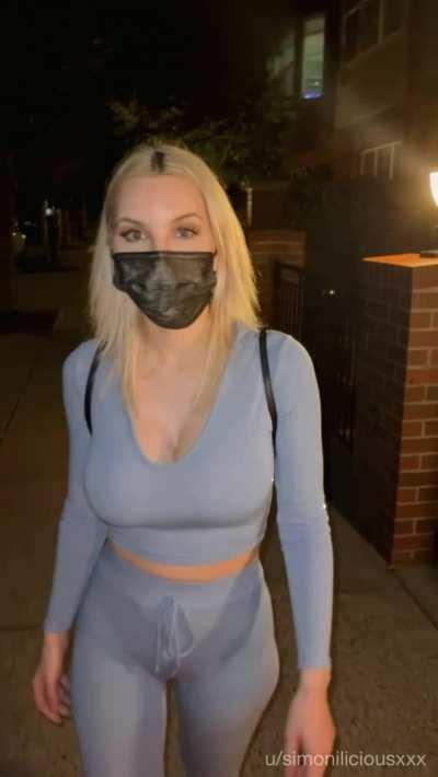 He wanted to feel my tits