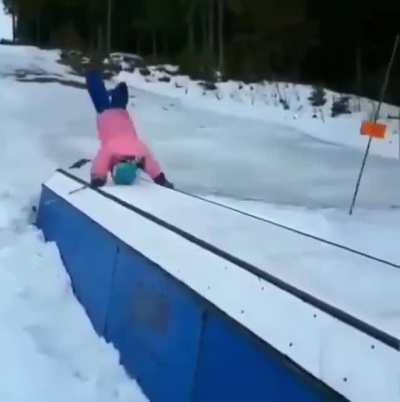 Automatic device to remove skis