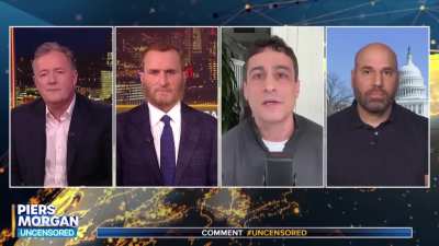 Pierce of s—t Morgan: “You can’t seriously call the rabbi a nazi?!” Descendent of Holocaust victims: “HE SUPPORTS THE MASS KILLINGS OF KIDS IN A CONCENTRATION CAMP, WHAT ELSE IS THERE TO SAY??”