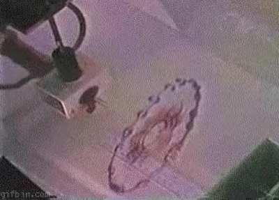 When two perfect smoke rings collide.