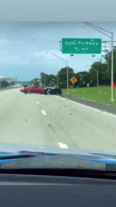 chevelle floors it on wet pavement