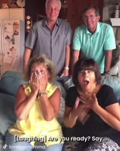 Their reactions are priceless.