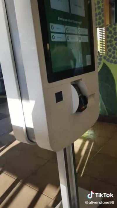 Woman has tantrum in McDonalds