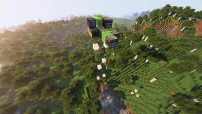 Flying TNT bombers are cool, but even cooler you can build them underground in silos to avoid the enemy's suspicion!