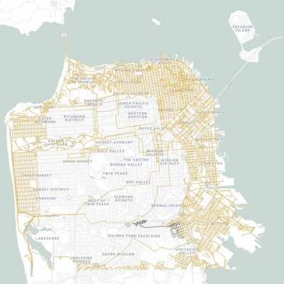 This year I biked every street in San Francisco