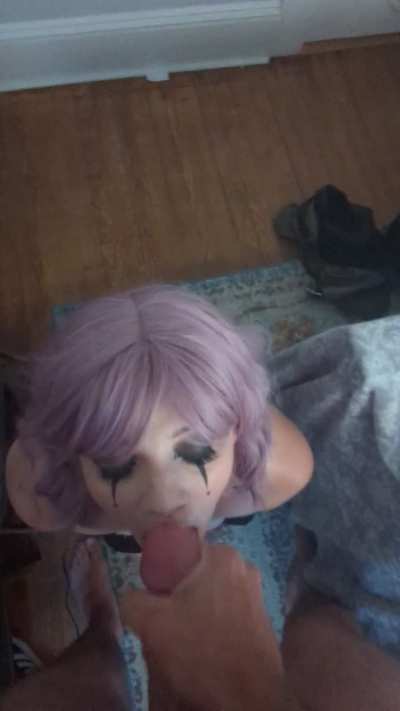 I'll make him wait longer next time. I want to be covered.