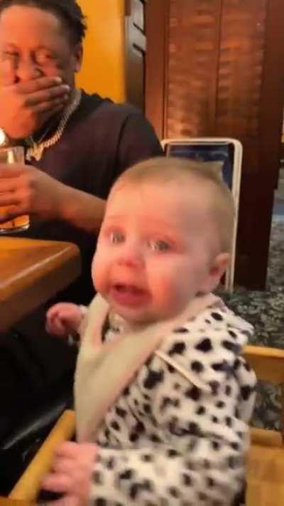 Fire! Fiiireee! Mom it's on fire!!!