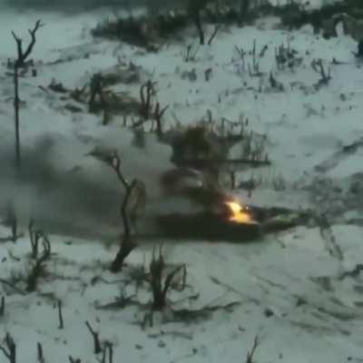 New higher-quality footage of the M2A2 UA Bradley clapping the orc T-90