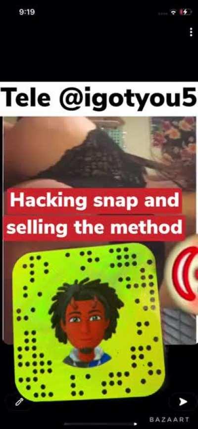 ad me if you want the snap method/hack