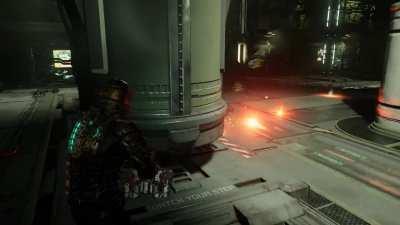 They got Necromorphs with frickin laser beams attached to their frickin heads!