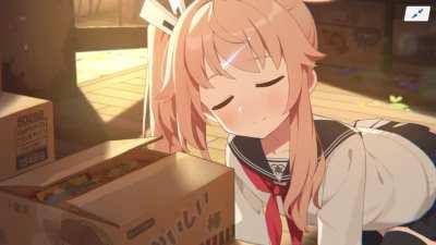 Brighten up your day with Natsu head pats