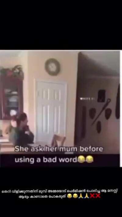 Can i say a bad word