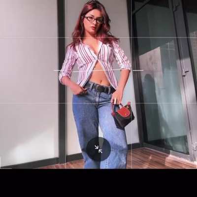 Avneet Kaur in fitted shirt - IG (Old) 12th April 2025