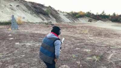 Yugo SKS + dummy grenade