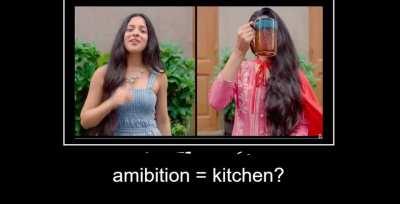 woman belong in the kitchen