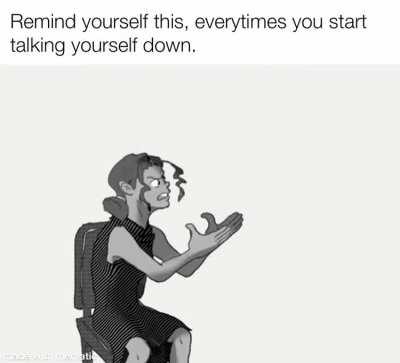 You and I are good enough!