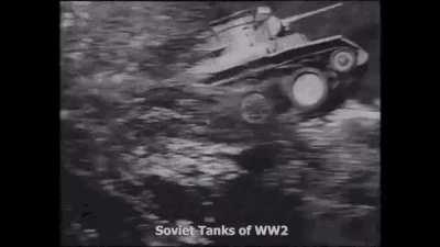 A BT-5 excitedly rushes to its favorite swimming hole.