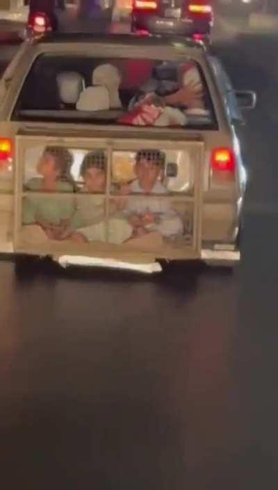 Transporting your kids in a way you wouldn't transport cattle