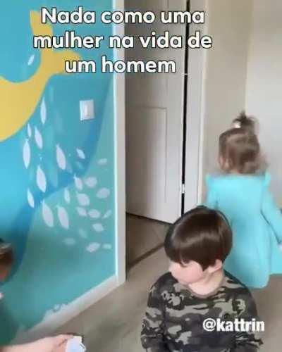 caption: nothing like a woman in a man's life