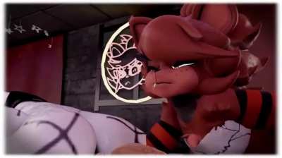 FNAF Fexa and Marie threesome