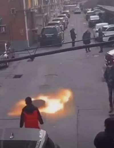 Never trust manhole covers