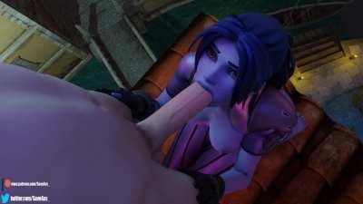 Widowmaker sucking dick (SaveAss)
