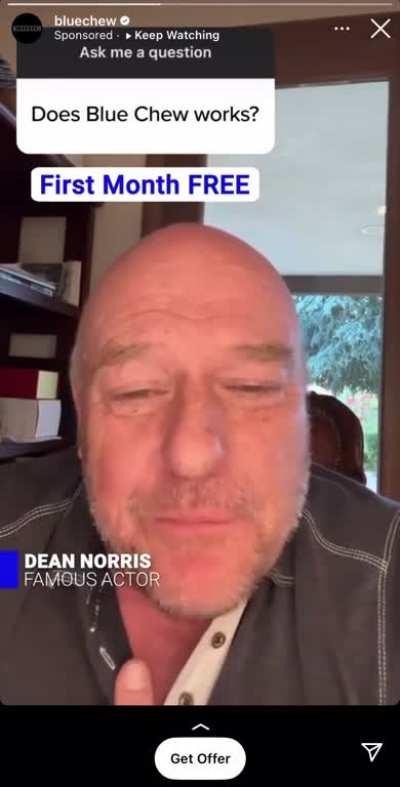 When did Hank Schrader start advertising erectile dysfunction pills? Is he stupid?