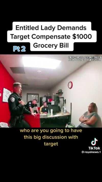 $1000 reparations from Target Plz