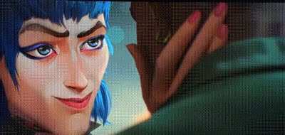 Is this how Ekko sees her?she’s beautiful 😍